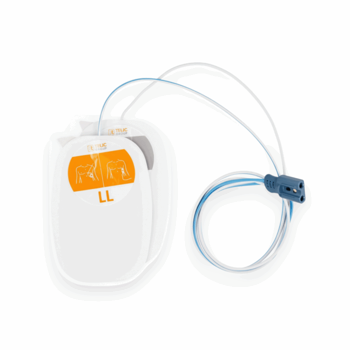 Electrodo para desfibrilación Desfi-Dormo EDC-1060 adulto. Caja de 10 unidades.