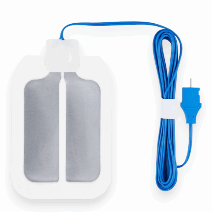 Placa electroquirúrgica dual pediátrica con cable Blayco 4212 de 3m 2600