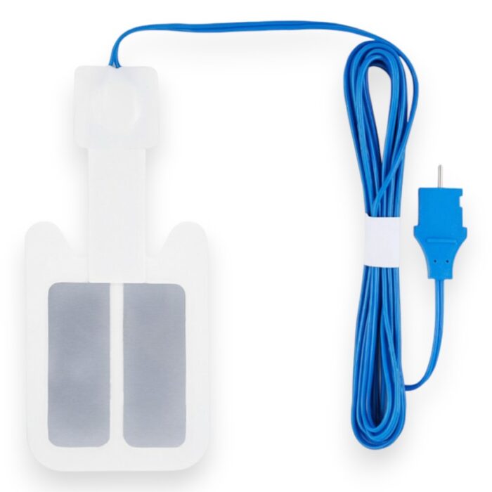 Placa electroquirúrgica dual neonatal con cable 4212 de 3m Blayco 2700