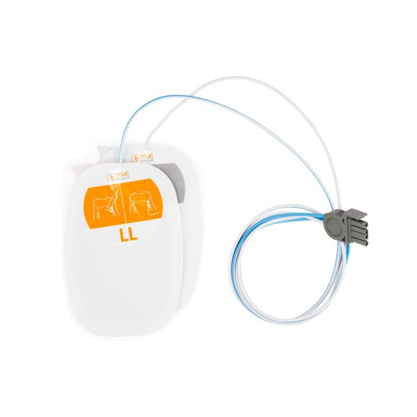 Electrodo para desfibrilación Desfi-Dormo EDC-1015 adulto. Caja de 10 unidades.