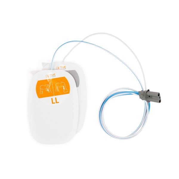 Electrodo para desfibrilación Desfi-Dormo EDC-1020 adulto. Caja de 10 unidades.