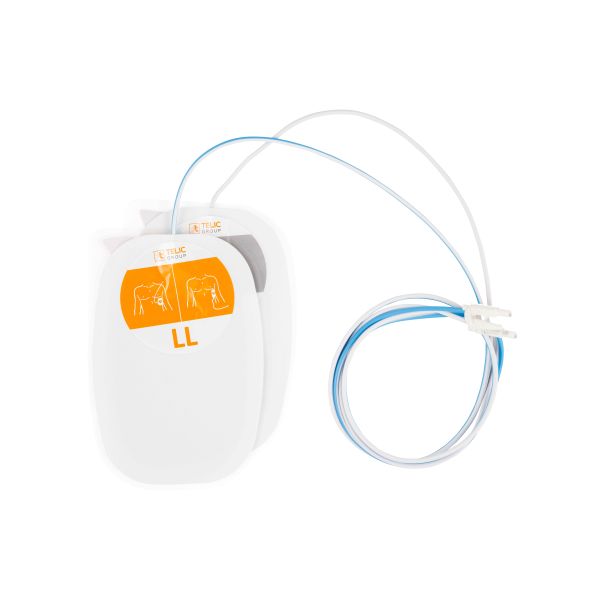 Electrodo para desfibrilación Desfi-Dormo EDC-1035 adulto. Caja de 10 unidades.