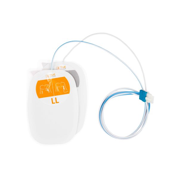 Electrodo para desfibrilación Desfi-Dormo EDC-1055 adulto. Caja de 10 unidades.