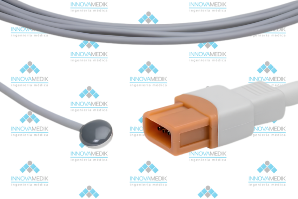 Sonda de temperatura reutilizable compatible con Spacelabs