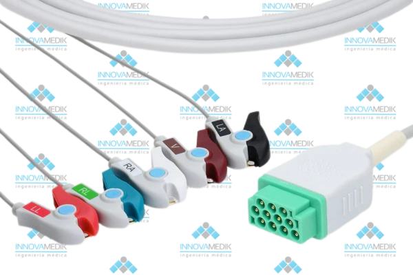 Cable ECG de Conexión Directa Compatible con GE Healthcare > Marquette