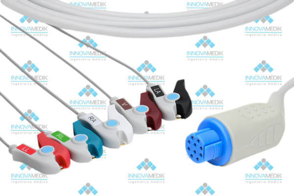 Cable ECG de conexión directa con Datex Ohmeda